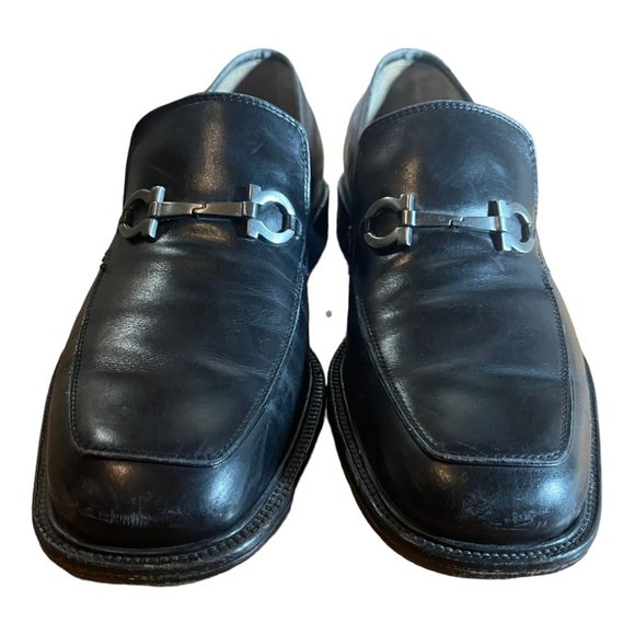 Salvatore Ferragamo Leather Horsebit Loafers 9D main image 9